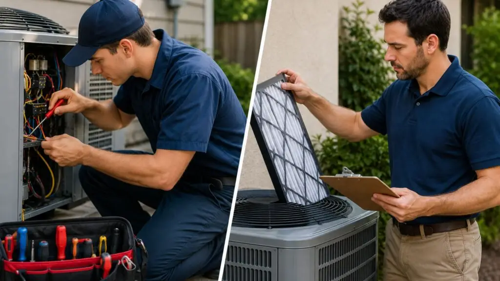 What's the Difference Between HVAC Service and Maintenance?