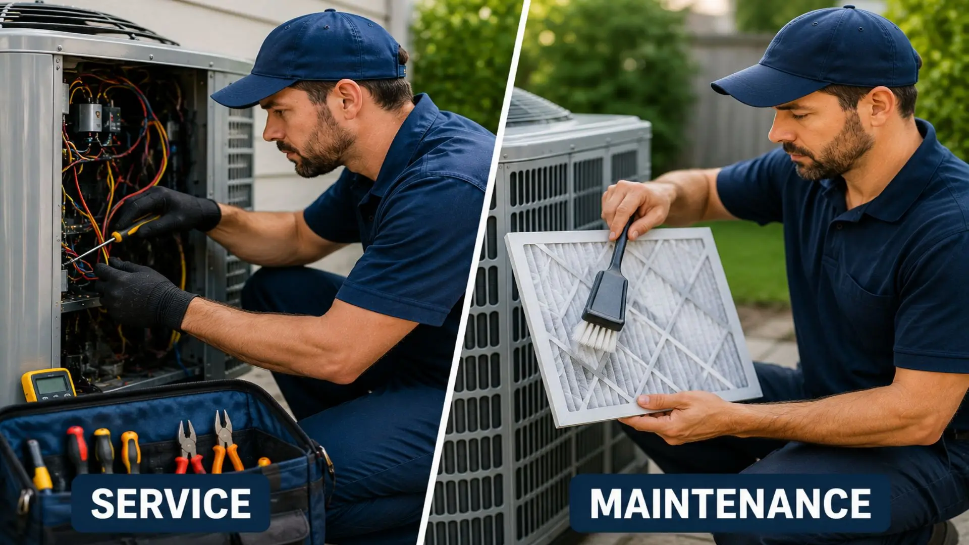 What's the Difference Between HVAC Service and Maintenance?